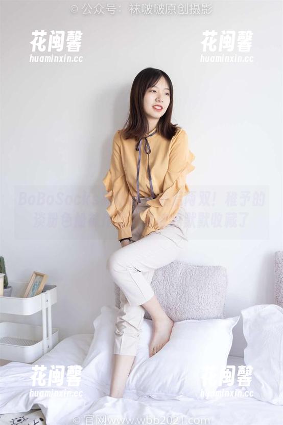 BoBoSocks袜啵啵-稚予 BoBoSocks袜啵啵 - 最后两双!稚予的淡粉色船袜作品,又被我默默收藏了