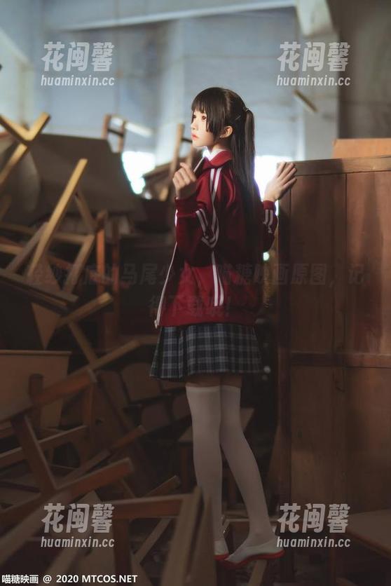 喵糖映画 轻纱打底的马尾少女,喵糖映画原图,记得下载哦!
